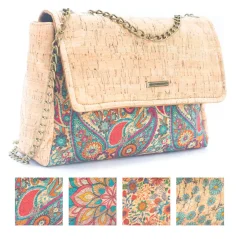 Korková crossbody kabelka Printed