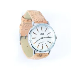 Korkové unisex hodinky v krabičce