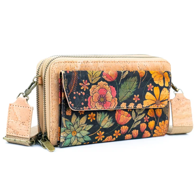Korková crossbody kabelka na mobil Eco-Chic