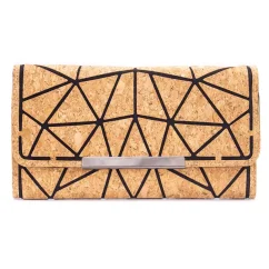 Korková peněženka Geometric