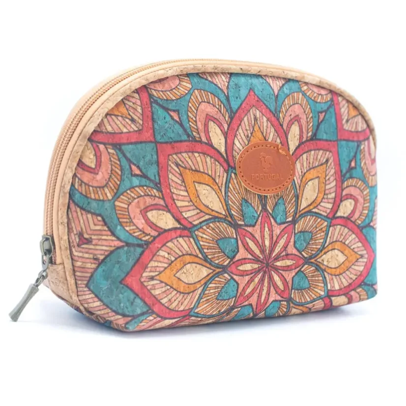 Sada 3 korkových kosmetických taštiček Daisy