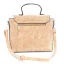 Korková kabelka Satchel gold
