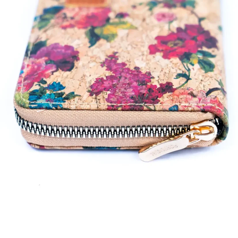Dámská korková peněženka Floral