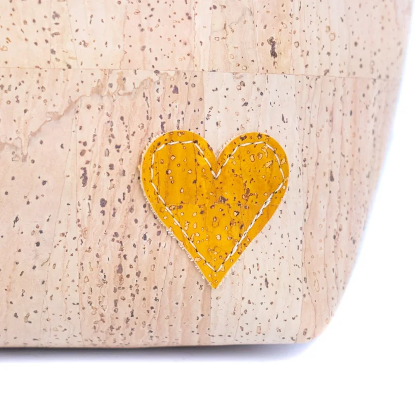 Korková kabelka Heart