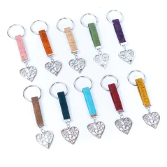 Korková klíčenka Color