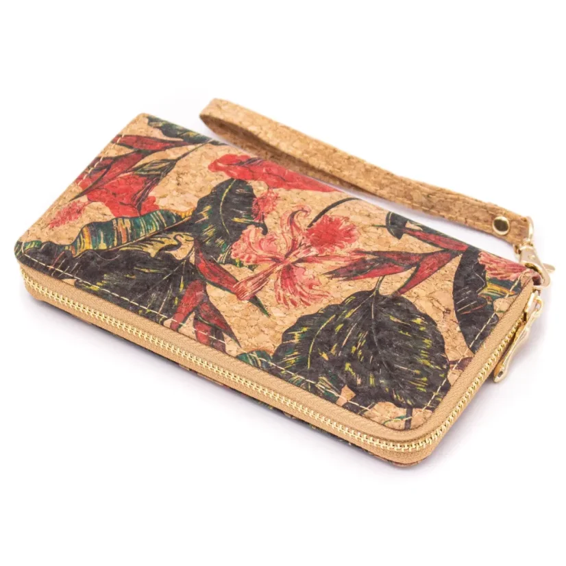 Korková peněženka Retro Tropicals