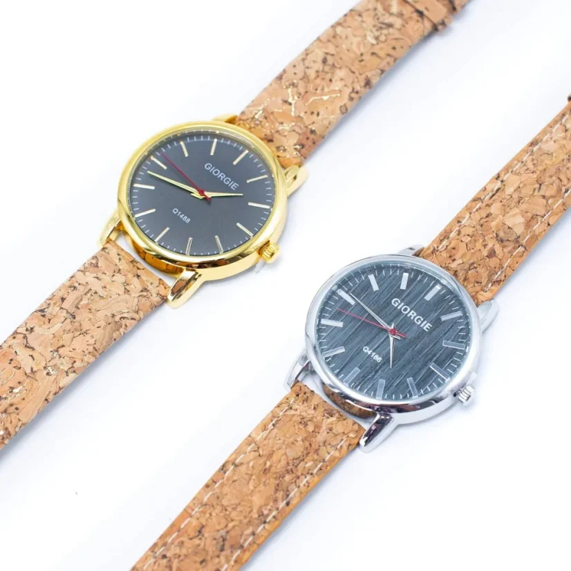 Korkové unisex hodinky