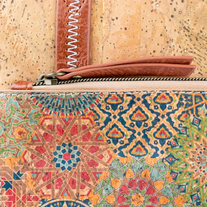 Korková kabelka Printed