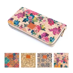 Dámská korková peněženka Floral