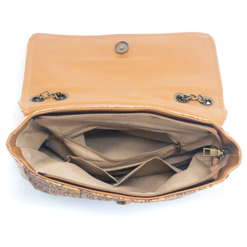 Korková crossbody kabelka Printed