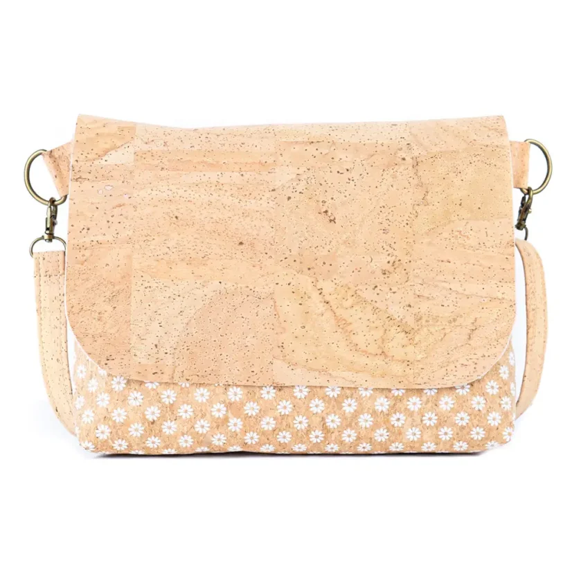 Korková crossbody kabelka Flap