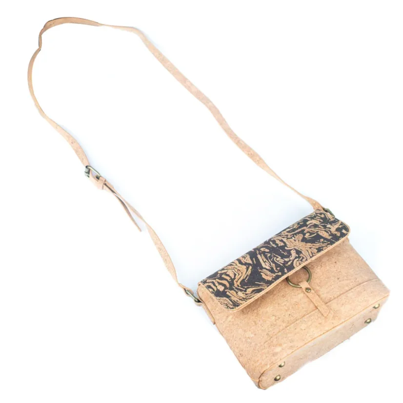 Korková crossbody kabelka Coffee Bean