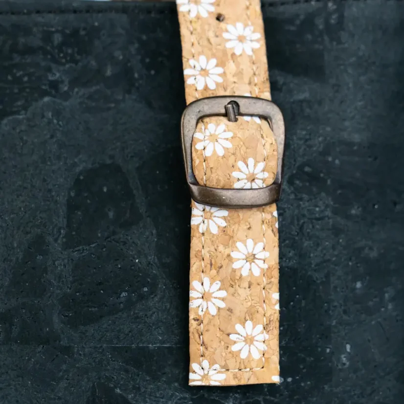 Velká korková kabelka Floral