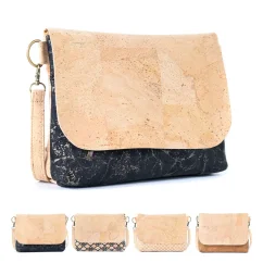 Korková crossbody kabelka Flap