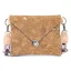 Korková crossbody kabelka s širokým popruhem