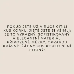 Proč korek? Okouzlující