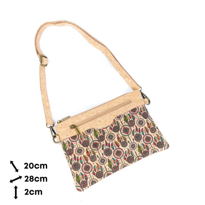 Korková crossbody kabelka Clutch
