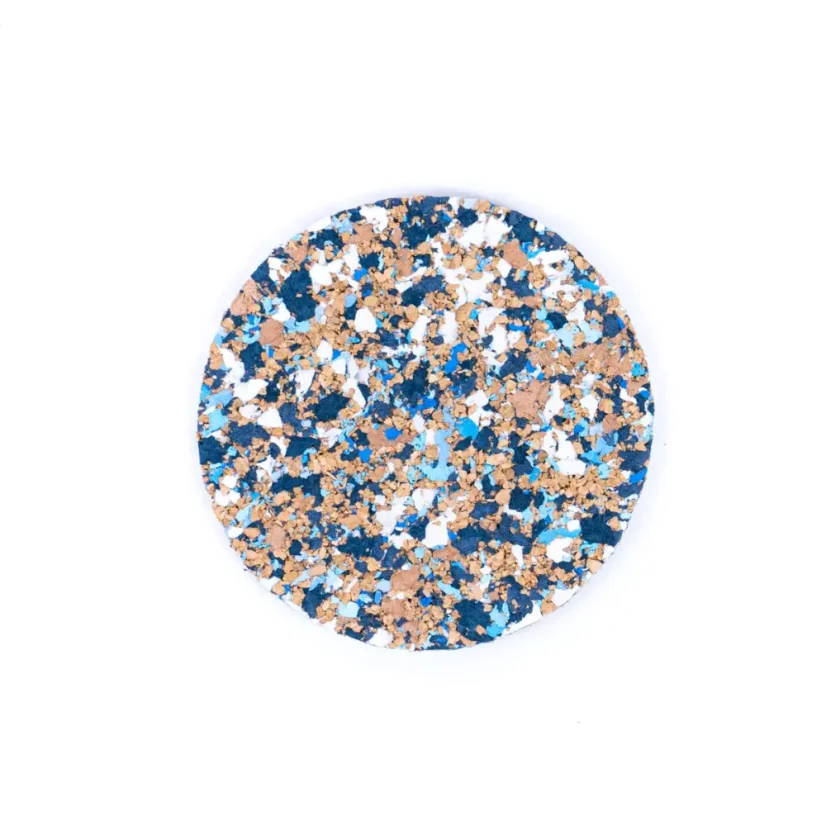 Sada 5 ks kulatých podtácků z korku a EVA pěny