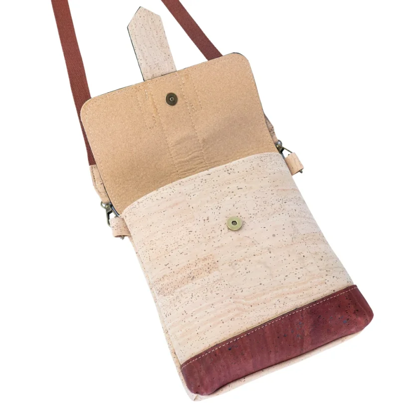 Korková crossbody kabelka Double-Sided