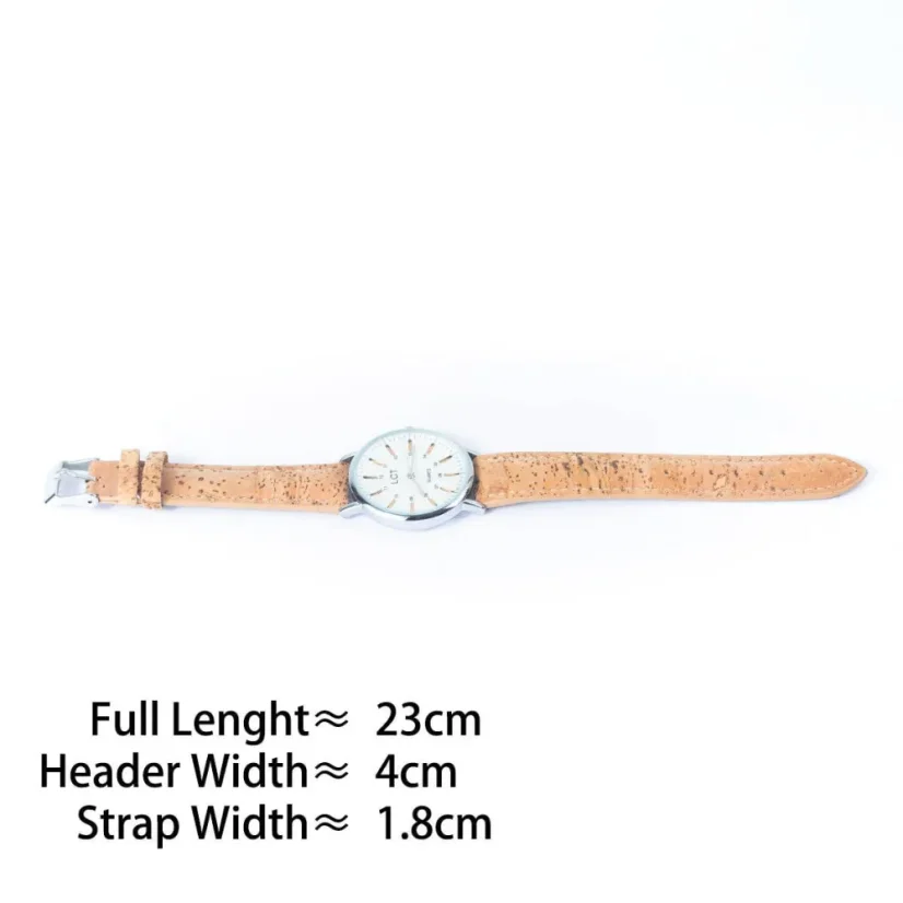 Korkové unisex hodinky v krabičce
