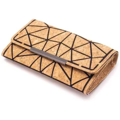 Korková peněženka Geometric