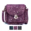 Korková crossbody kabelka Golden Accents - Barva: Tmavě hnědá