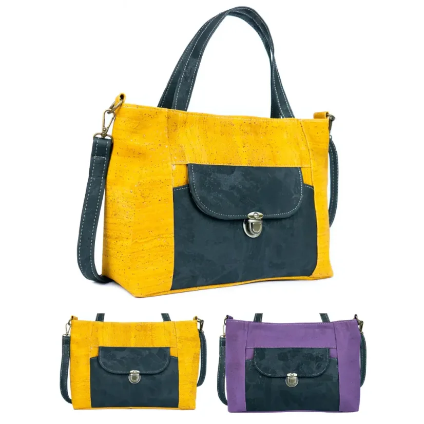 Korková kabelka Color