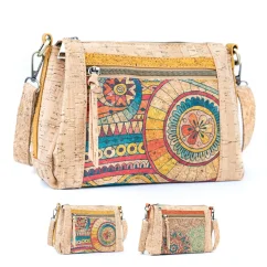 Korková crossbody kabelka Mandala