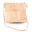Korková crossbody kabelka s květinovým potiskem