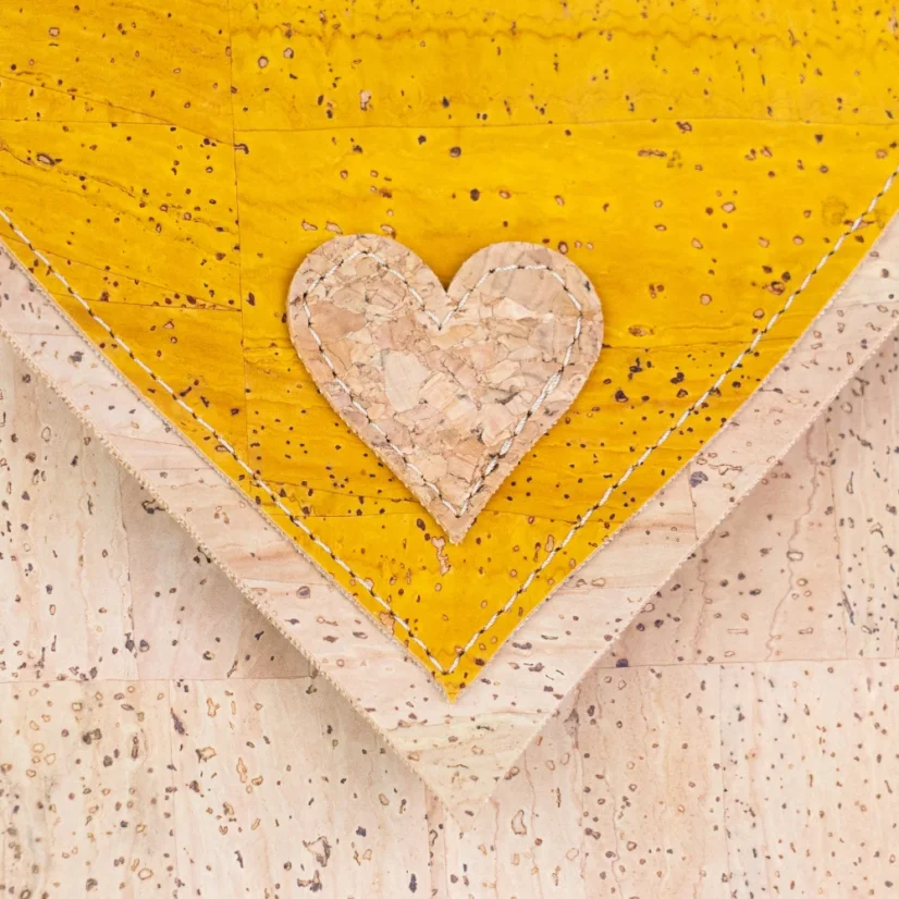 Korková kabelka Heart
