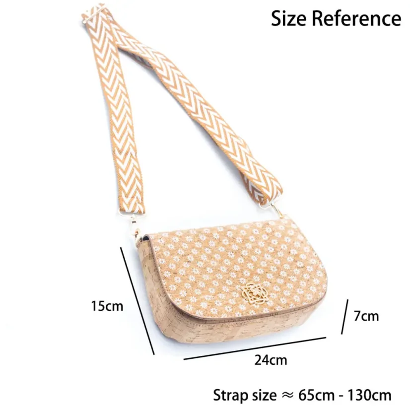 Korková crossbody kabelka Wide