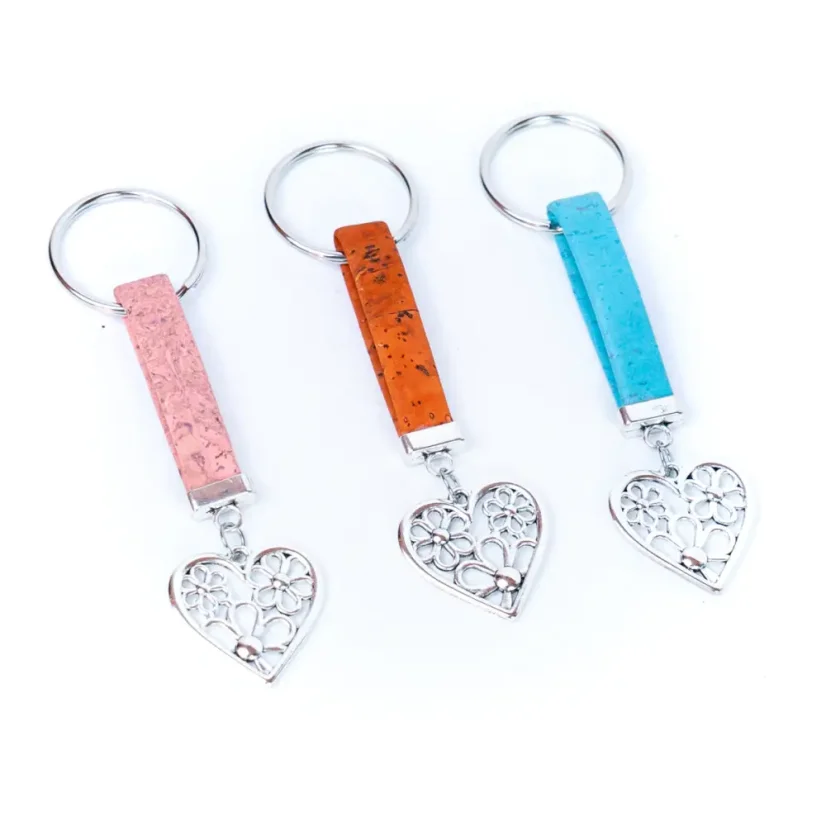 Korková klíčenka Color