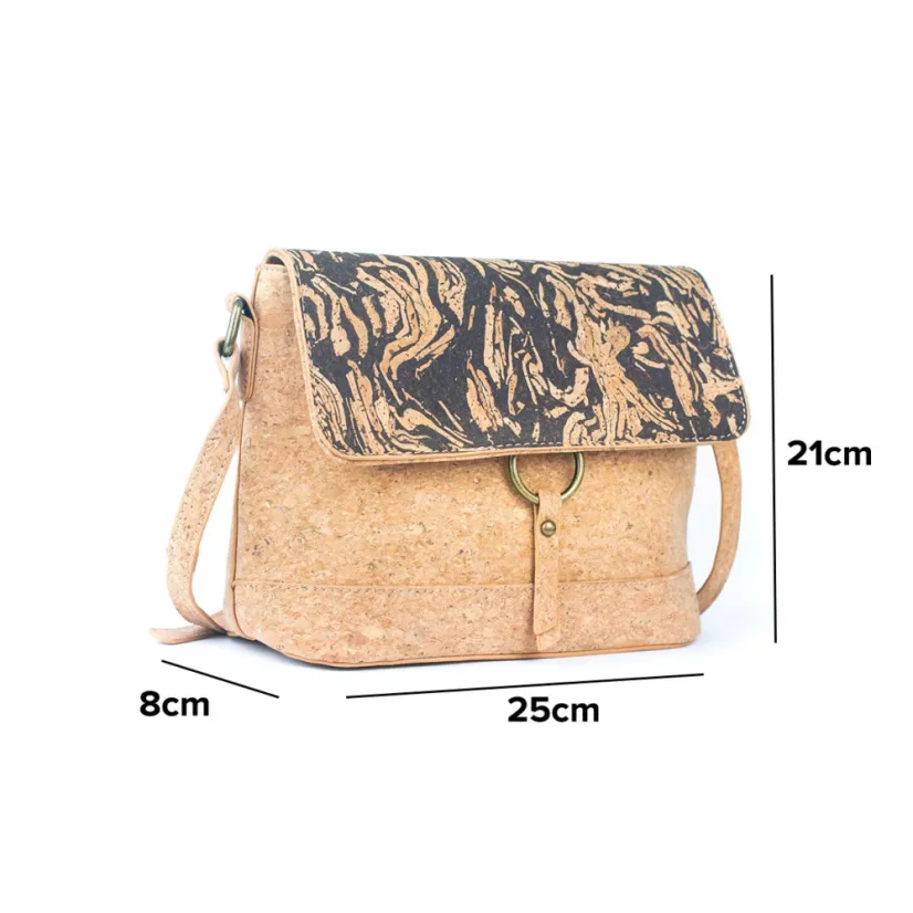 Korková crossbody kabelka Coffee Bean