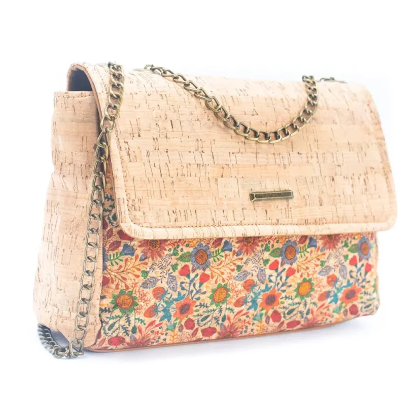 Korková crossbody kabelka Printed